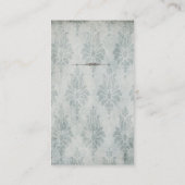 Carte de visite français vintage (Dos)