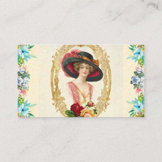 Carte de visite français vintage (Dos)