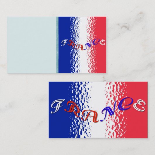 Carte De Visite France (Devant / Derrière)