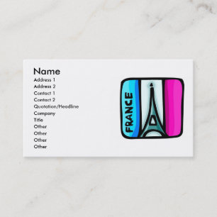 Carte de visite France