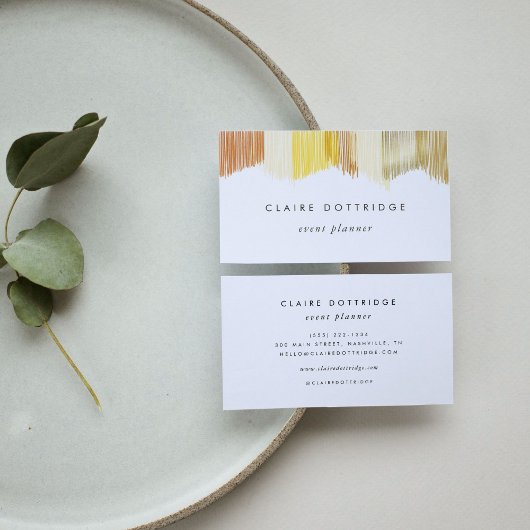 Carte De Visite Franges Gold Modern