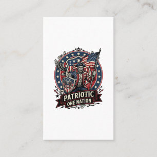 Carte De Visite Frankenstein Patriotique Brutalité Horreur Monstre