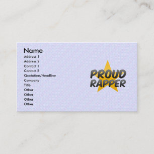 Carte De Visite Frappeur fier