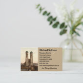 Carte De Visite Frauenkirche, Munich, Bavière, Allemagne (Debout devant)