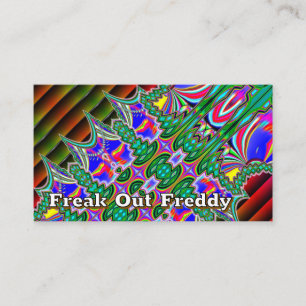 Carte De Visite Freak Out Freddy ( vous pouvez changer les mots )