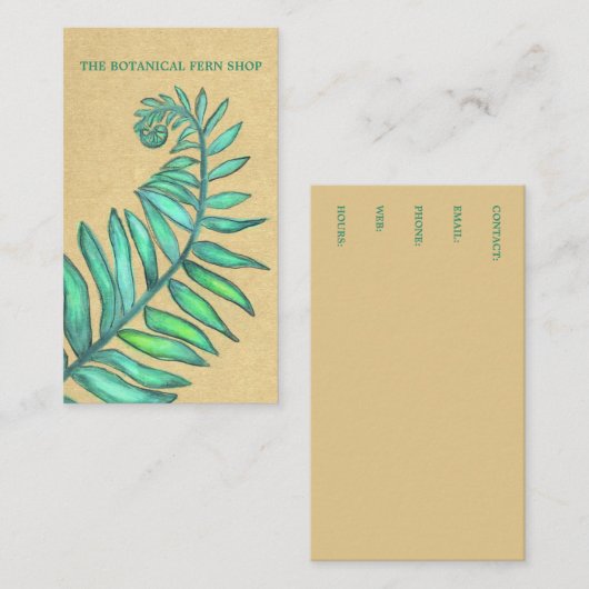 Carte De Visite Frédéric Pastel (Devant / Derrière)