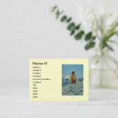 Carte De Visite Frederic Remington's The Outlier 1909 (Debout devant)