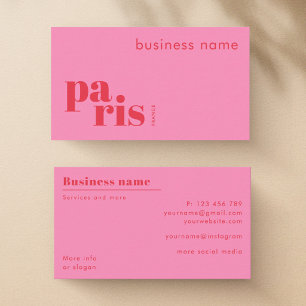 Carte de visite freelance entreprise Paris France