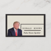 Carte De Visite Freelance Trump (Devant)