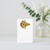 Carte De Visite Freemasonry symbol (Debout devant)