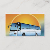 Carte De Visite FreeVector-Bus Voyage en transport (Dos)