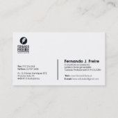 Carte De Visite Freire de Fernando d'affaires (Dos)