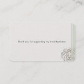 Carte De Visite French Botanical Calling Cards (Dos)