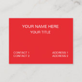 Carte De Visite French Fries Fast Food Restaurant French Fries (Dos)