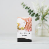 Carte De Visite French Nails & Orchidées Manucure Pedicure Salon (Debout devant)