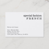 Carte De Visite Fresh cool Fashion colors (Dos)