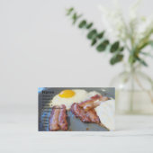 Carte De Visite Fried eggs (Debout devant)
