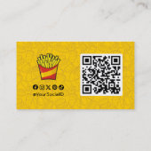 Carte De Visite Fries françaises (Dos)