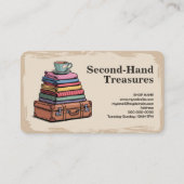 Carte De Visite Friperie - Style Vintage (Devant)