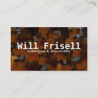 Carte De Visite "Frisell "