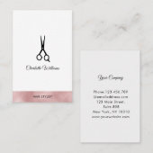 Carte De Visite Friseur Visitenkarte moderne (Devant / Derrière)