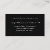 Carte De Visite Frison mystique (Dos)