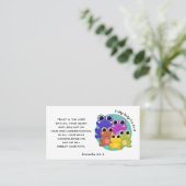 Carte De Visite FROG Se fier entièrement à Dieu chrétien (Debout devant)