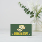 Carte De Visite Fromage Drôle CHEESEOLOGIST Wisconsin (Debout devant)
