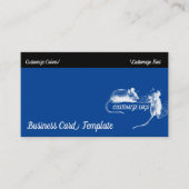 Carte De Visite Fromage Souris Art - Deux souris (Devant)