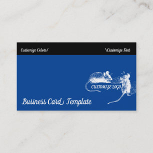 Carte De Visite Fromage Souris Art - Deux souris