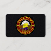 Carte De Visite Fromages et raisins Charcuterie Logo Modèle (Devant)