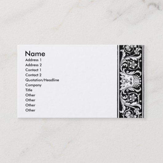 Carte de visite frontalier (Devant)