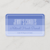 Carte De Visite Frontière Carré moderne Pastel Arc-en-ciel Ombre b (Devant)