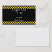 Carte De Visite Frontière de taxi (Devant / Derrière)