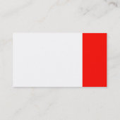 Carte De Visite Frontière rouge de Candy Apple (Dos)