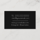 Carte De Visite Fronts (Dos)