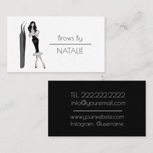 Carte De Visite Fronts (Devant / Derrière)