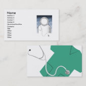 Carte De Visite Frotte - des affaires (Devant / Derrière)