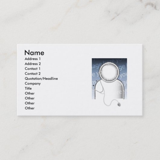 Carte De Visite Frotte - des affaires (Devant)