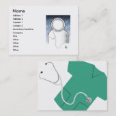 Carte De Visite Frotte - potelé (Devant / Derrière)