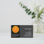 Carte De Visite Fruit de bande noire - Clémentine Slice (Debout devant)