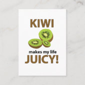 Carte De Visite Fruit de Kiwi (Devant)