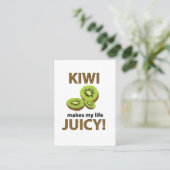 Carte De Visite Fruit de Kiwi (Debout devant)