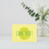 Carte De Visite Fruit de lime (Debout devant)