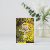 Carte De Visite Fruit durian (Debout devant)