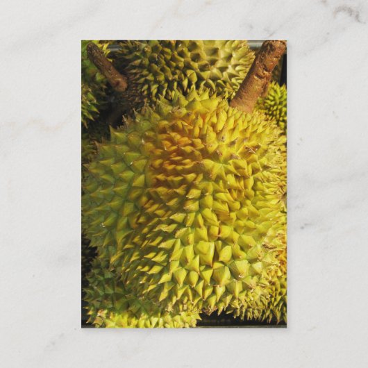 Carte De Visite Fruit durian (Dos)