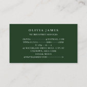 Carte De Visite Fruit et végétable Farmer Nutrition Diéticienne (Dos)