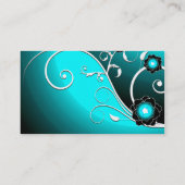 Carte De Visite Fruit Fleur Cool mignonne Girl Retro Floral (Dos)