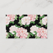 Carte De Visite Fruit Fleur Cool mignonne Girl Retro Floral (Dos)