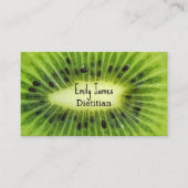Carte De Visite Fruit kiwi vert (Devant)